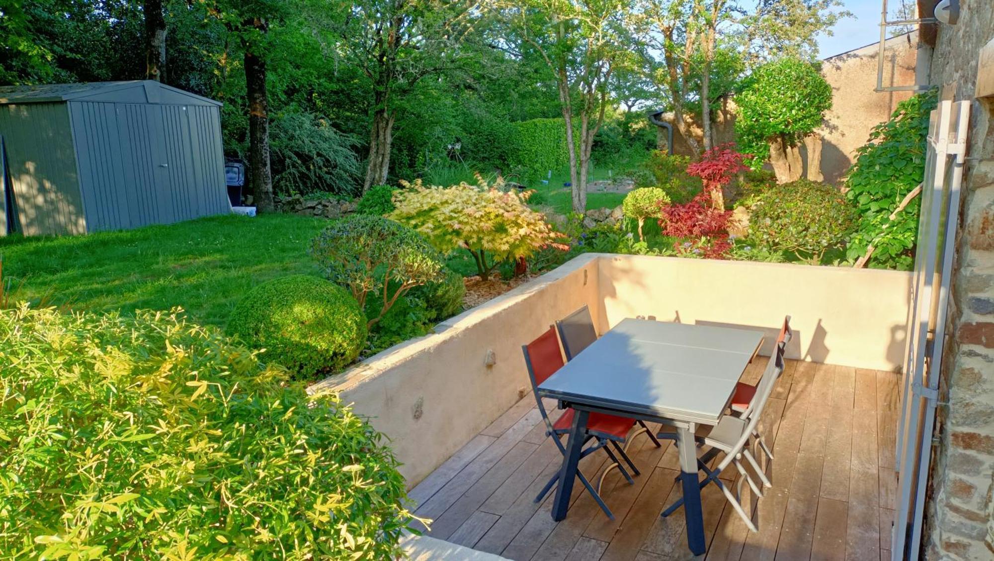 La Libellule - Charmante Maison Avec Jardin A Séné エクステリア 写真
